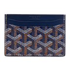 GOYARD SAINT-SULPICE CARD WALLET “NAVY BLUE”
