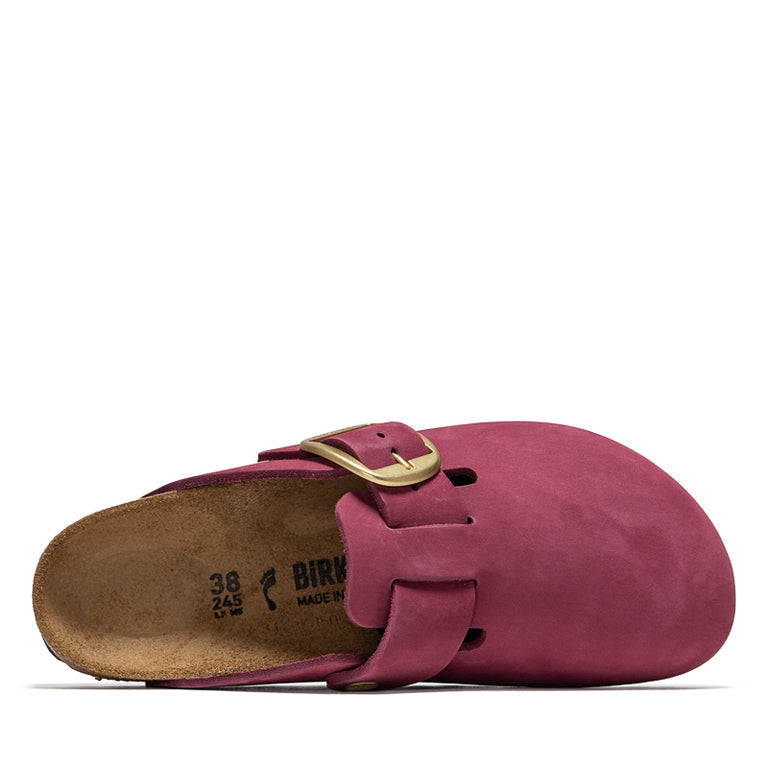 Women's Birkenstock Boston Big Buckle Nubuck