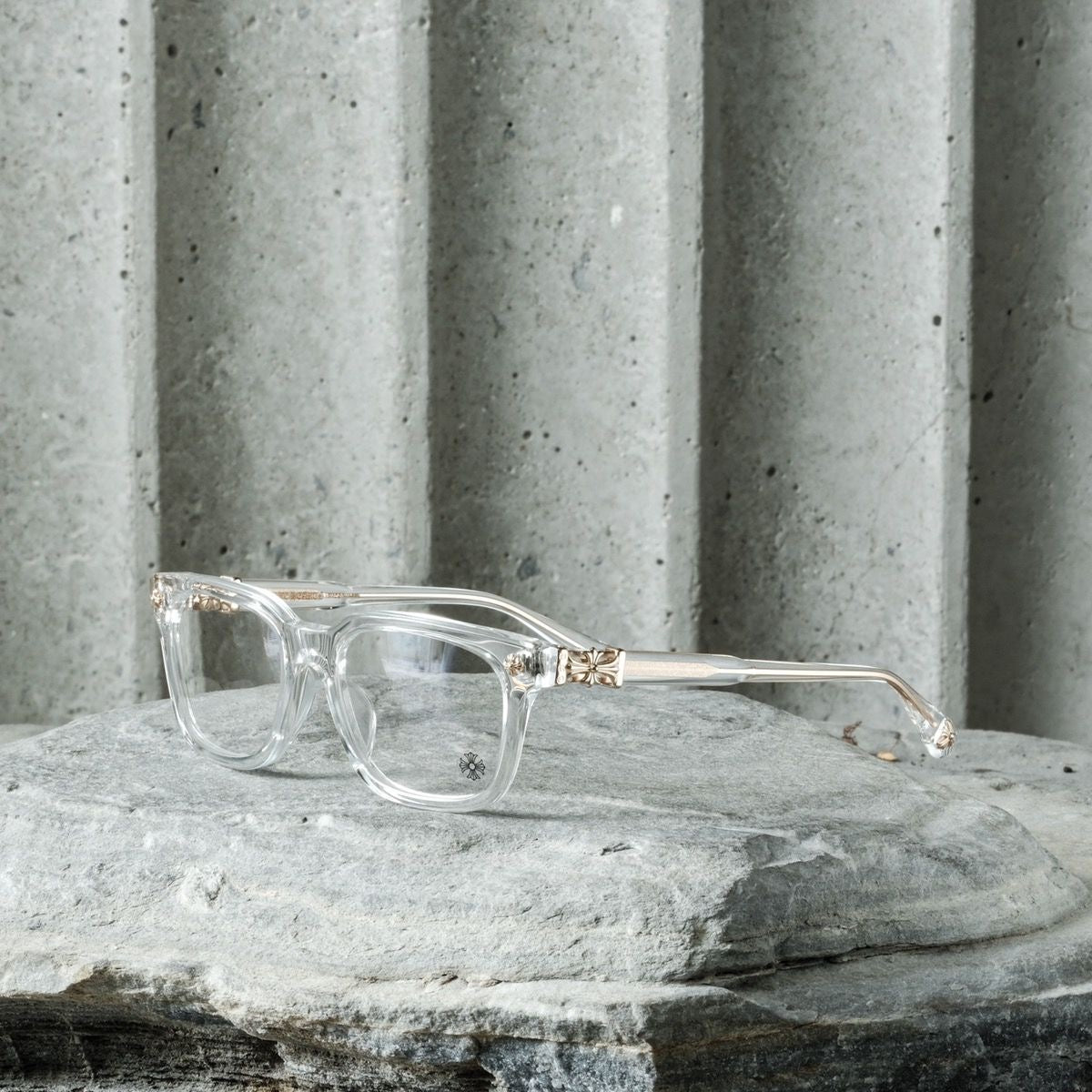 Chrome Hearts Cox Ucker Transparent + Black Eye Frames