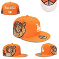 MLB New Era Orange LA Dodgers x Jon Stan Fitted Cap