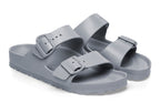 Birkenstock Arizona Eva “Metallic Silver”