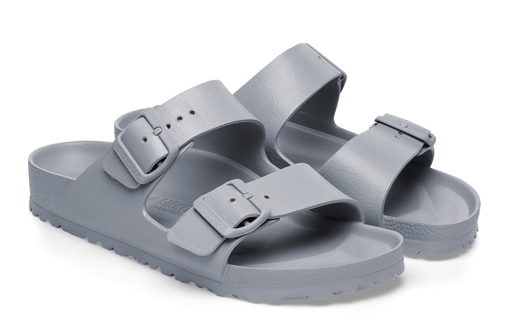 Birkenstock Arizona Eva “Metallic Silver”