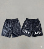 HELLSTAR Leather Shorts “Black”
