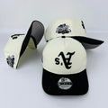 Oakland A's Upside Down 9FORTY Snapback Hat