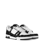 LOUIS VUITTON TRAINER BLACK & WHITE FULLY BOXED