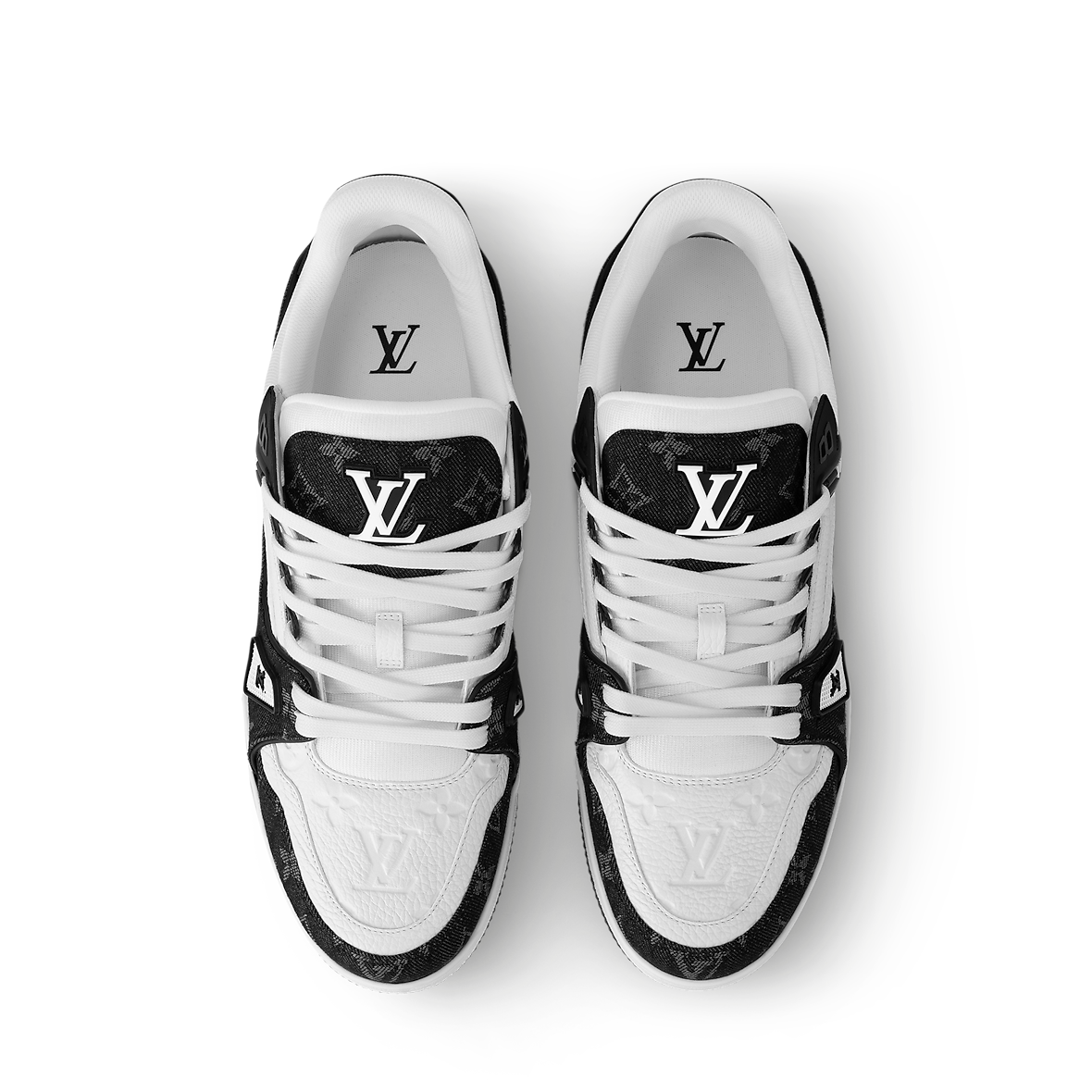 LOUIS VUITTON TRAINER BLACK & WHITE FULLY BOXED