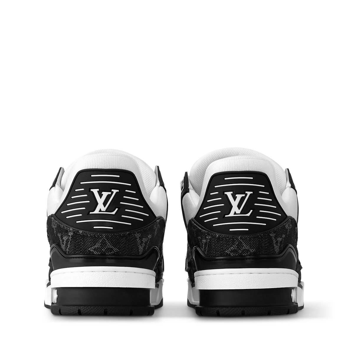 LOUIS VUITTON TRAINER BLACK & WHITE FULLY BOXED