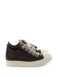 Rick Owens Brown Leather low-tops