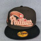 Topperz Philadelphia Phillies Copper Script New Era Hat