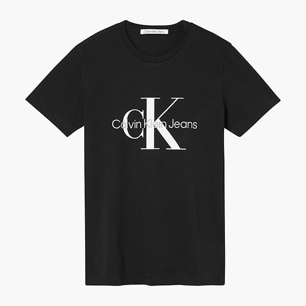 CALVIN KLEIN Monogram Logo Organic Cotton T-Shirt