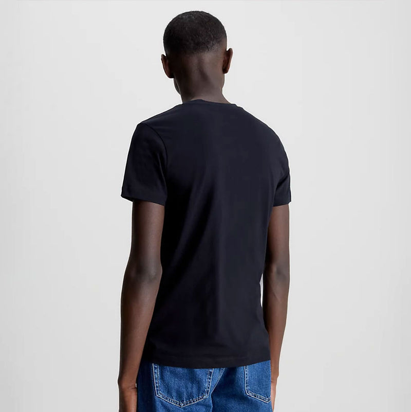 CALVIN KLEIN Monogram Logo Organic Cotton T-Shirt