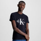 CALVIN KLEIN Monogram Logo Organic Cotton T-Shirt