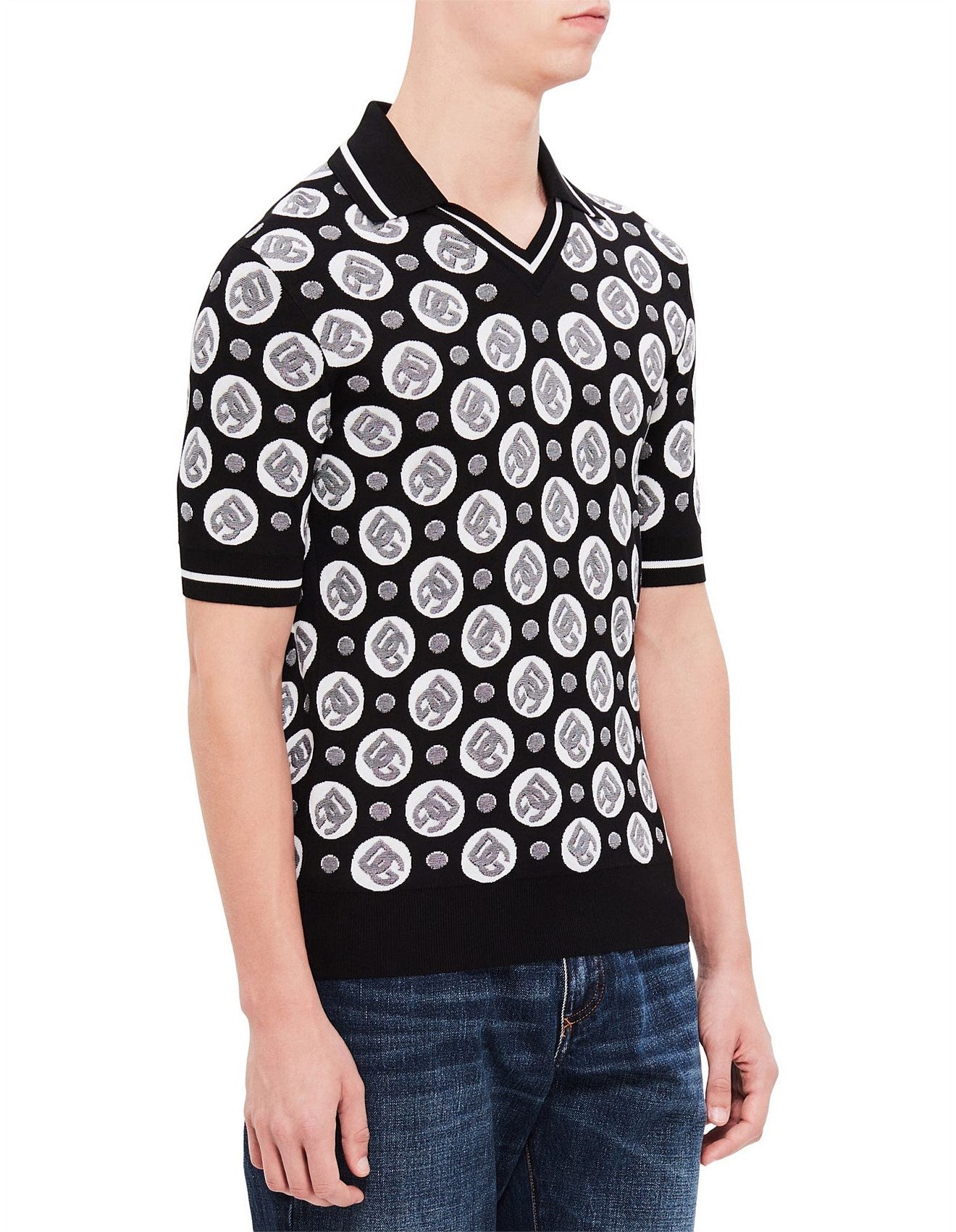 D&G COIN KNIT POLO