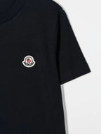 Moncler Enfant logo-patch detail T-shirt