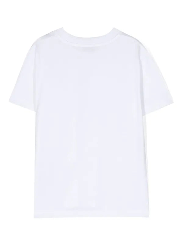 Moncler Enfant logo-patch detail T-shirt