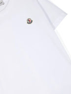 Moncler Enfant logo-patch detail T-shirt