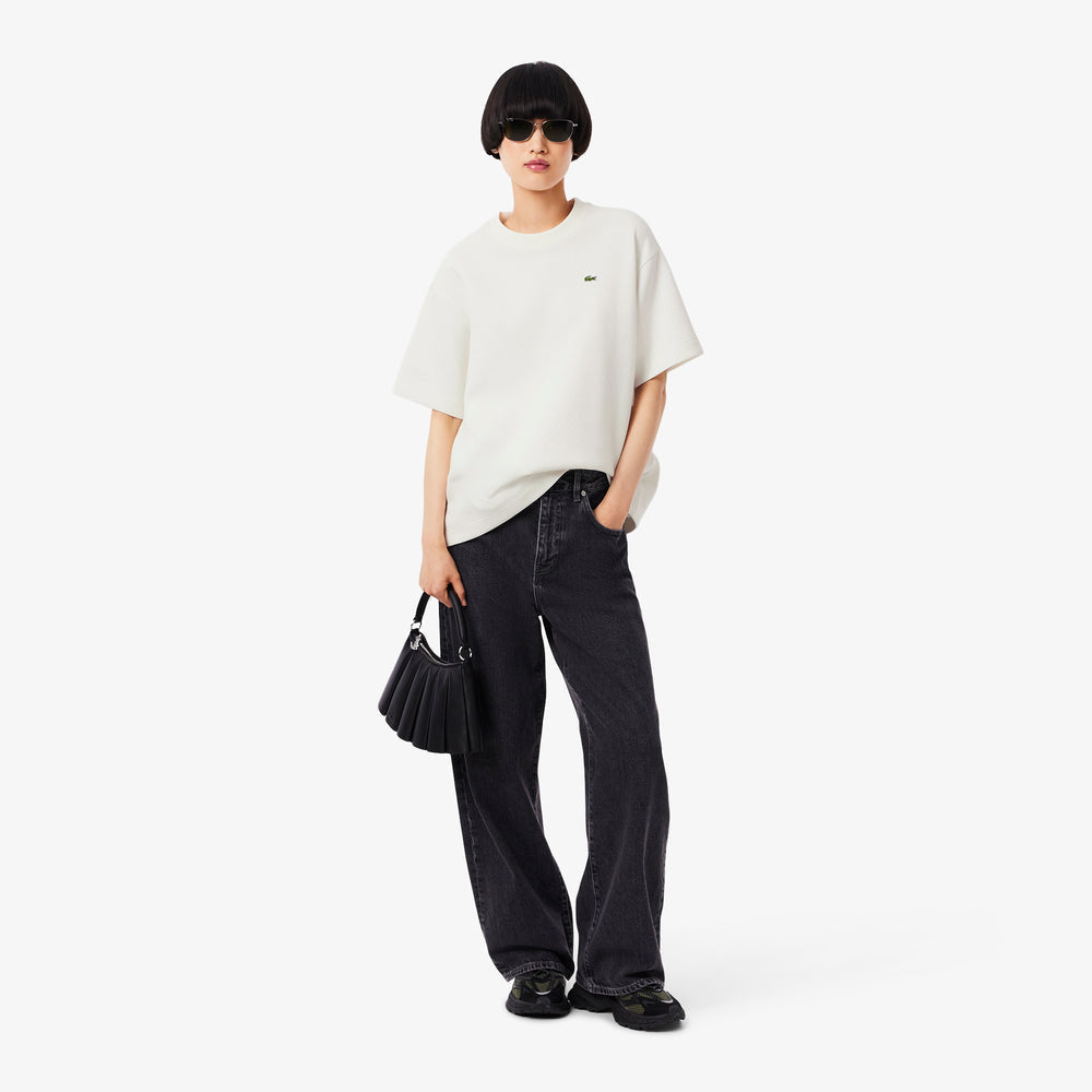 OVERSIZED DOUBLE FACE PIQUÉ T-SHIRT