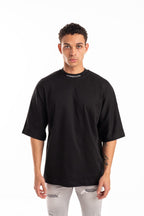HYDRAULICS PERSPECTIVE SUPER OVERSIZED T-SHIRT BLACK