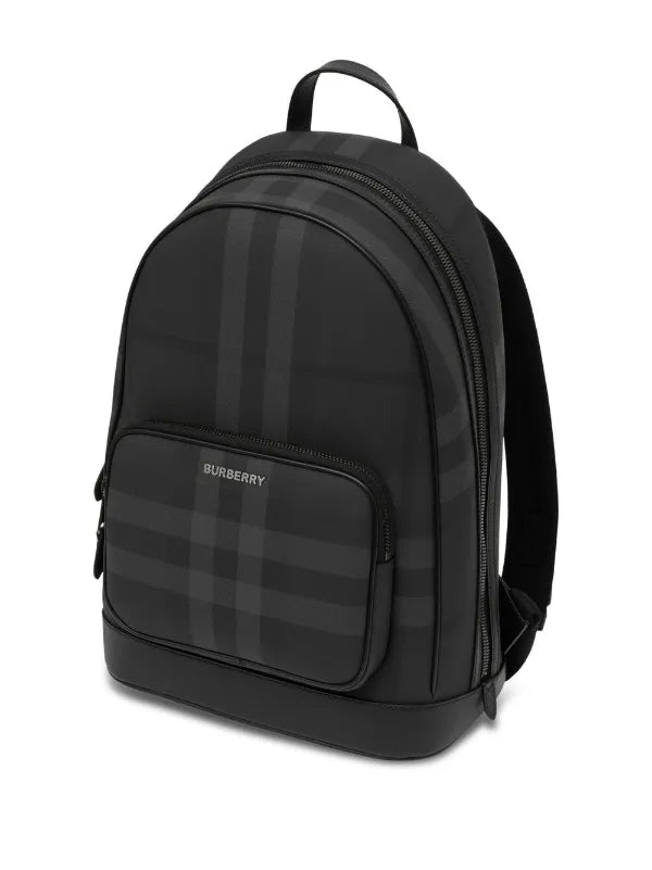 Burberry Rocco check zip backpack