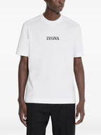 Zegna logo-detail T-shirt