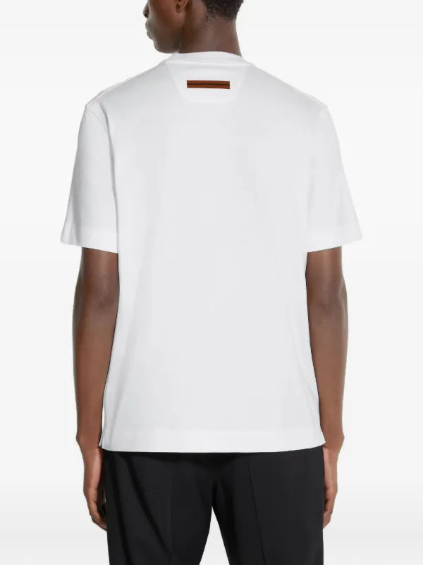 Zegna logo-detail T-shirt
