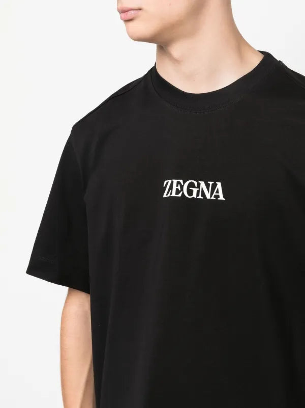 Zegna logo-detail T-shirt