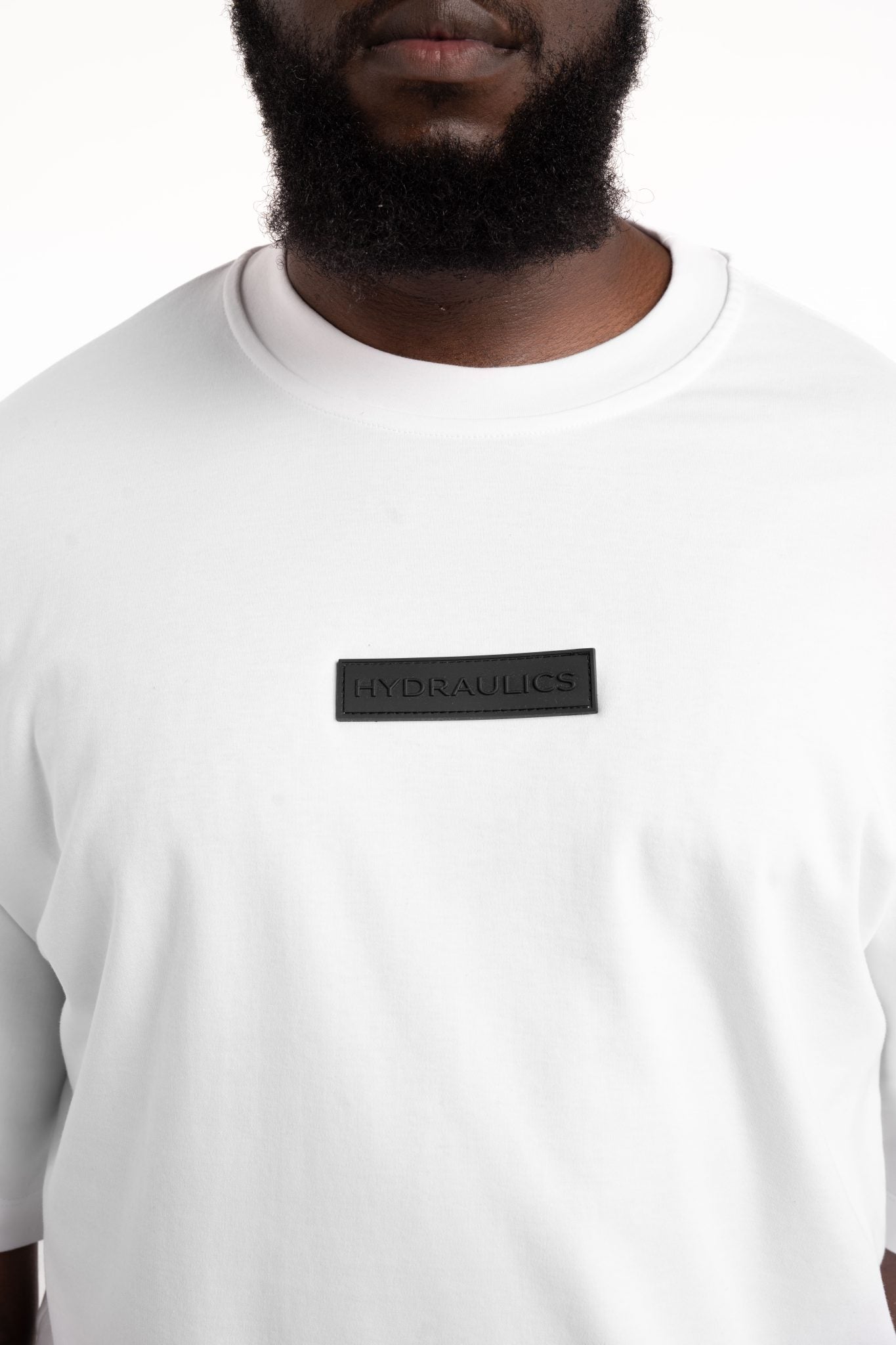 HYDRAULICS WATF SUPER OVERSIZED BLACK TONAL BADGE WHITE