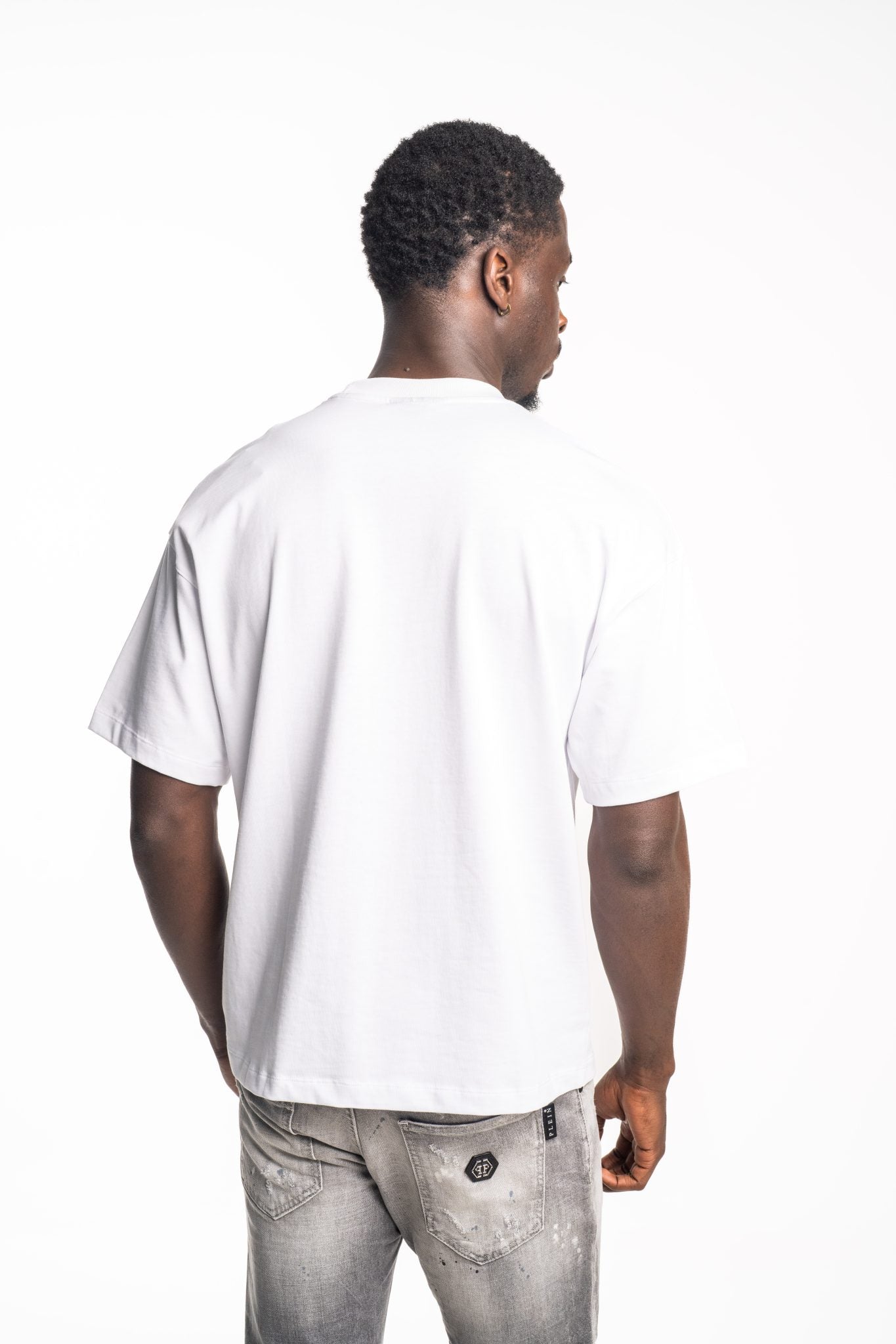BALR MEN’S BALR X HYDRAULICS METAL LOGO BOX T SHIRT
