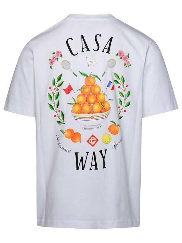 Casablanca Home Way T-Shirt White