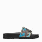 Gucci Men's lug-sole slide sandal (With Box)