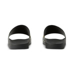 Burberry Sliced Check Print Black Slides (With Box)