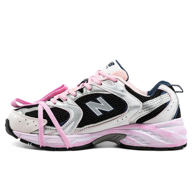 New Balance 530 Custom Silver Blue Pink