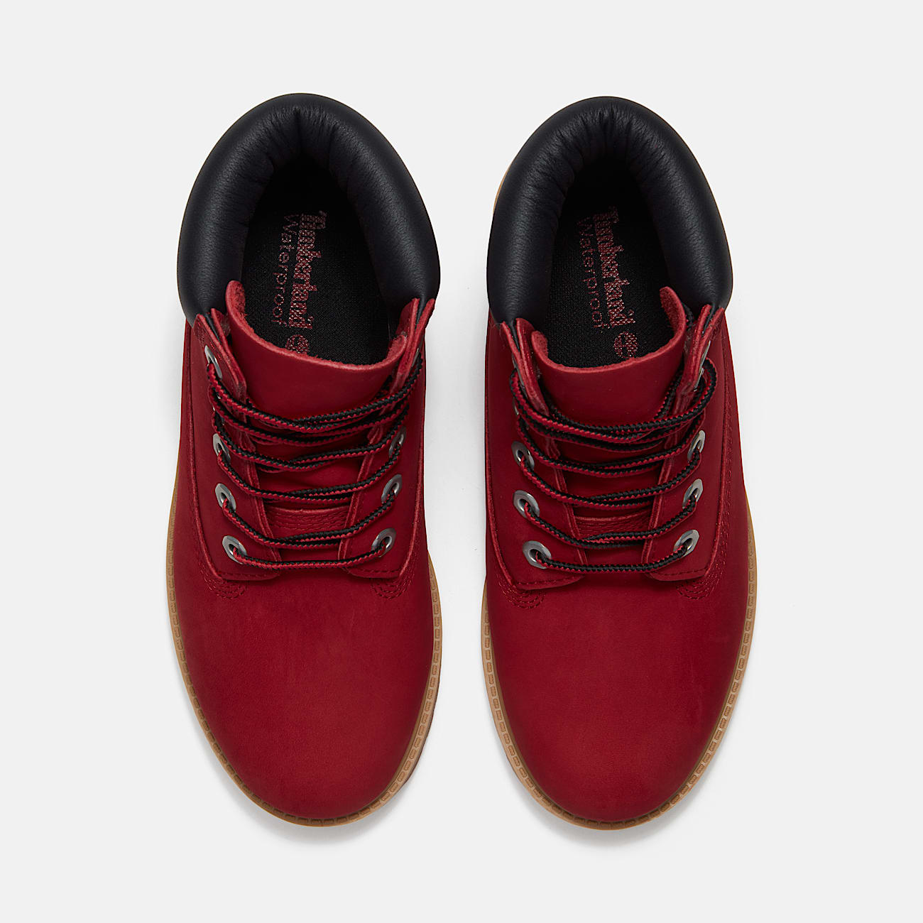 Timberland Premium 6-Inch Waterproof Boot “Red Nubuck/Black”
