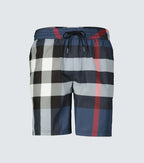 Burberry check swim shorts