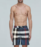 Burberry check swim shorts