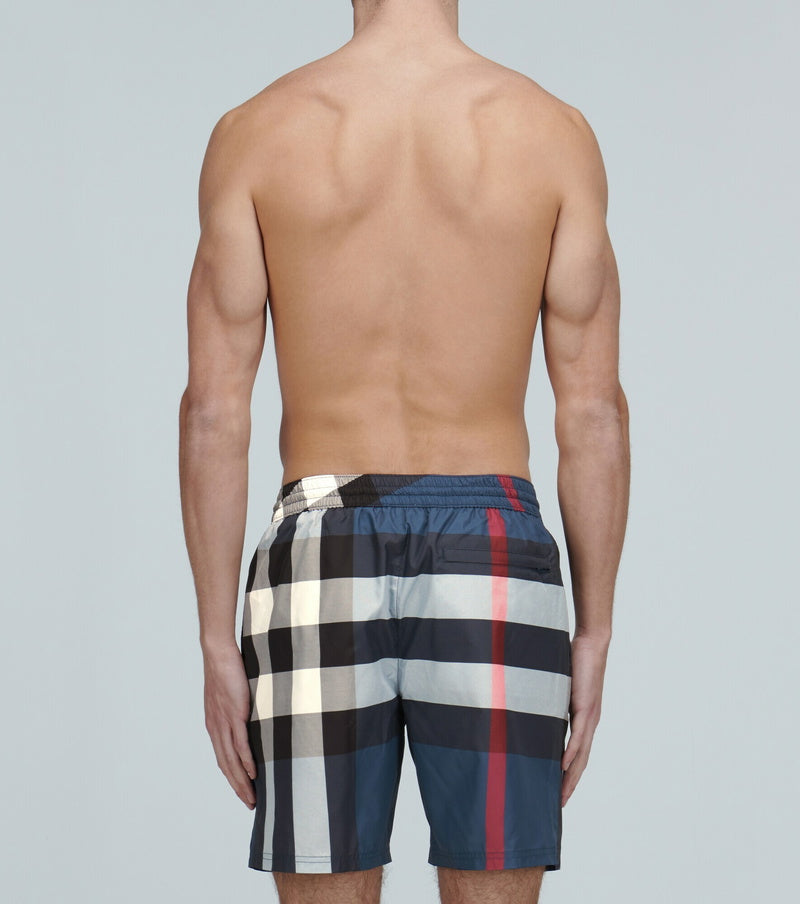 Burberry check swim shorts