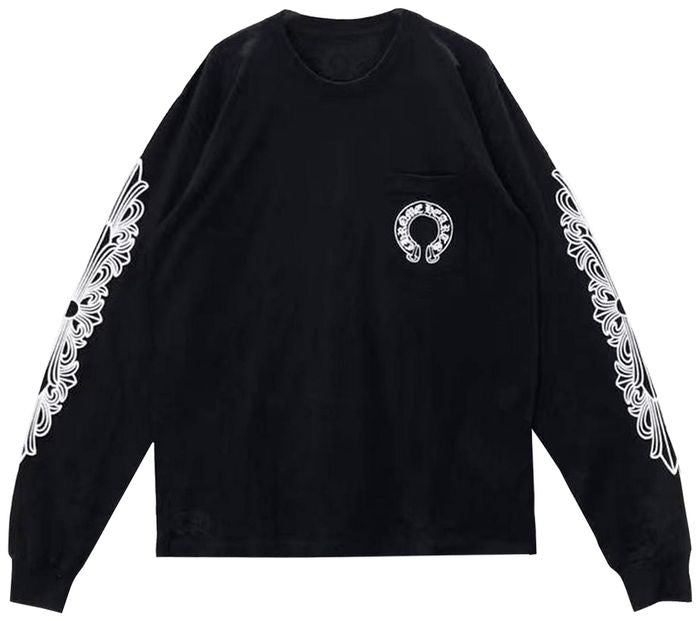 Chrome Hearts Horseshoe Long-Sleeve T-Shirt