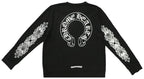 Chrome Hearts Horseshoe Long-Sleeve T-Shirt