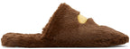 BAPE Brown Ape Head Slippers