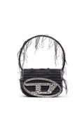 Diesel 1DR-Iconic Shoulder Bag In Canvas And Leather