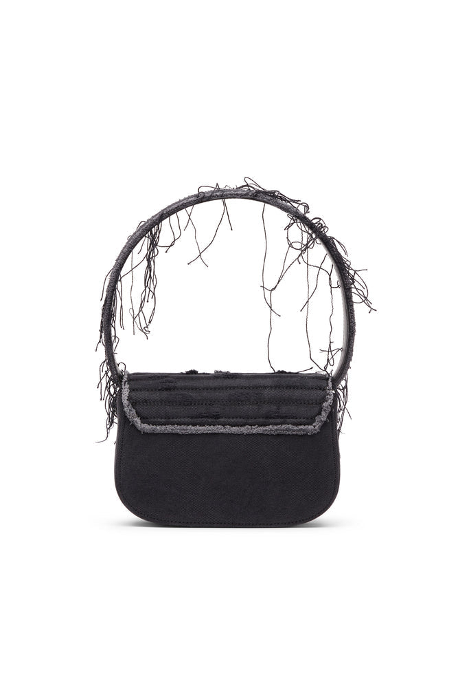 Diesel 1DR-Iconic Shoulder Bag In Canvas And Leather