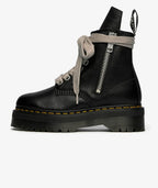 Rick Owens DRKSHDW Quad Sole Jumbo Lace Boots x Dr. Martens