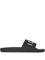 DSQUARED2 logo-print flat slides