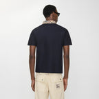 Burberry Check Collar Cotton Polo Shirt