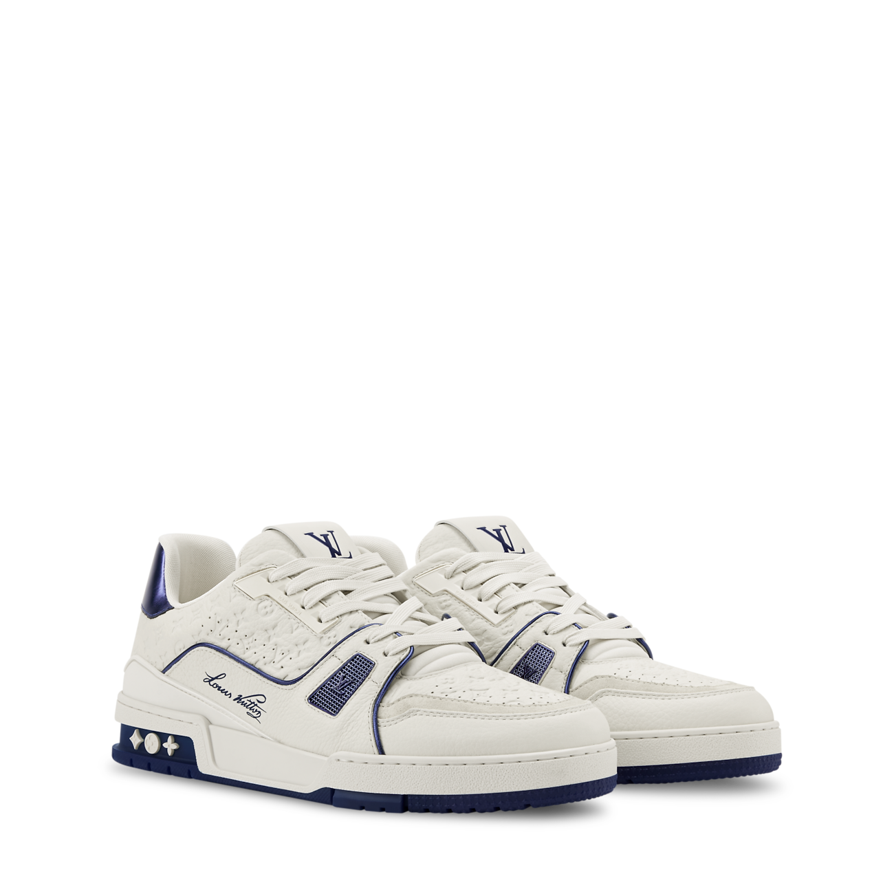 LOUIS VUITTON TRAINER SNEAKER ‘NAVY BLUE’