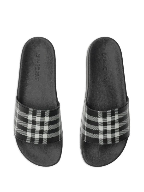 Burberry Vintage/New Season Check slides (With Box)