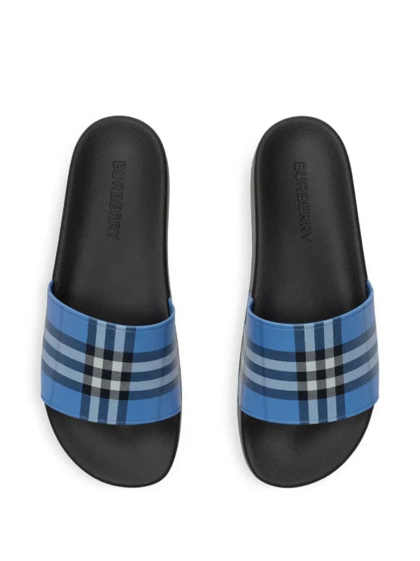 Burberry Vintage/New Season Check slides (With Box)