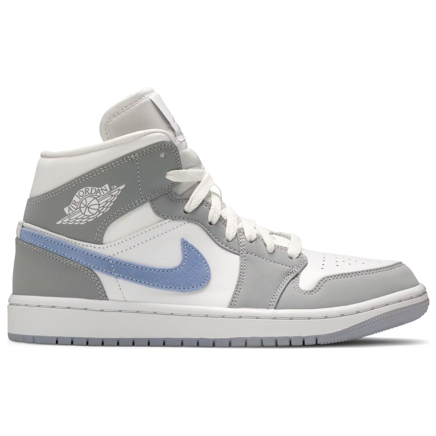 Jordan 1 Mid Wolf Grey Aluminium
