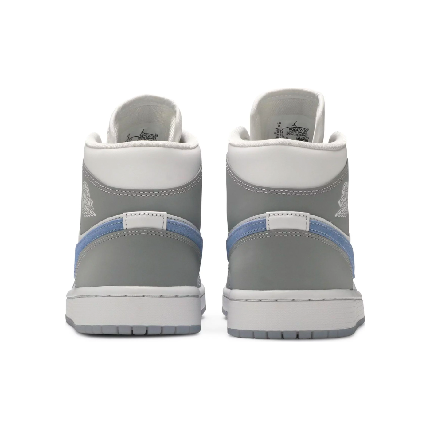Jordan 1 Mid Wolf Grey Aluminium