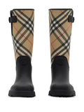 Burberry Marsh Stamp check-panel boots